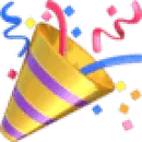 A party popper emoji