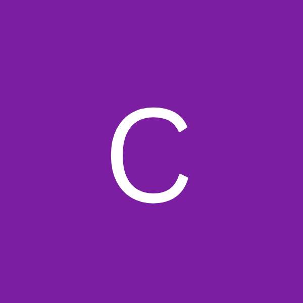 White capital letter C centered on a solid purple background.