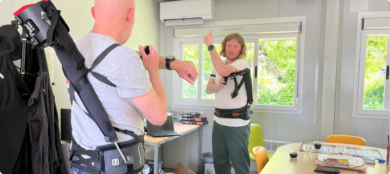 Intégration d'exosquelette HMT