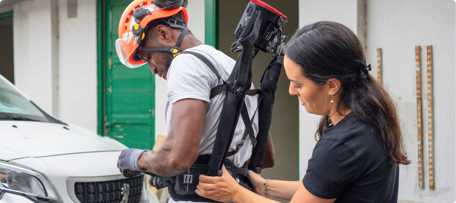 NTAP - intégration d'un exosquelette en entreprise