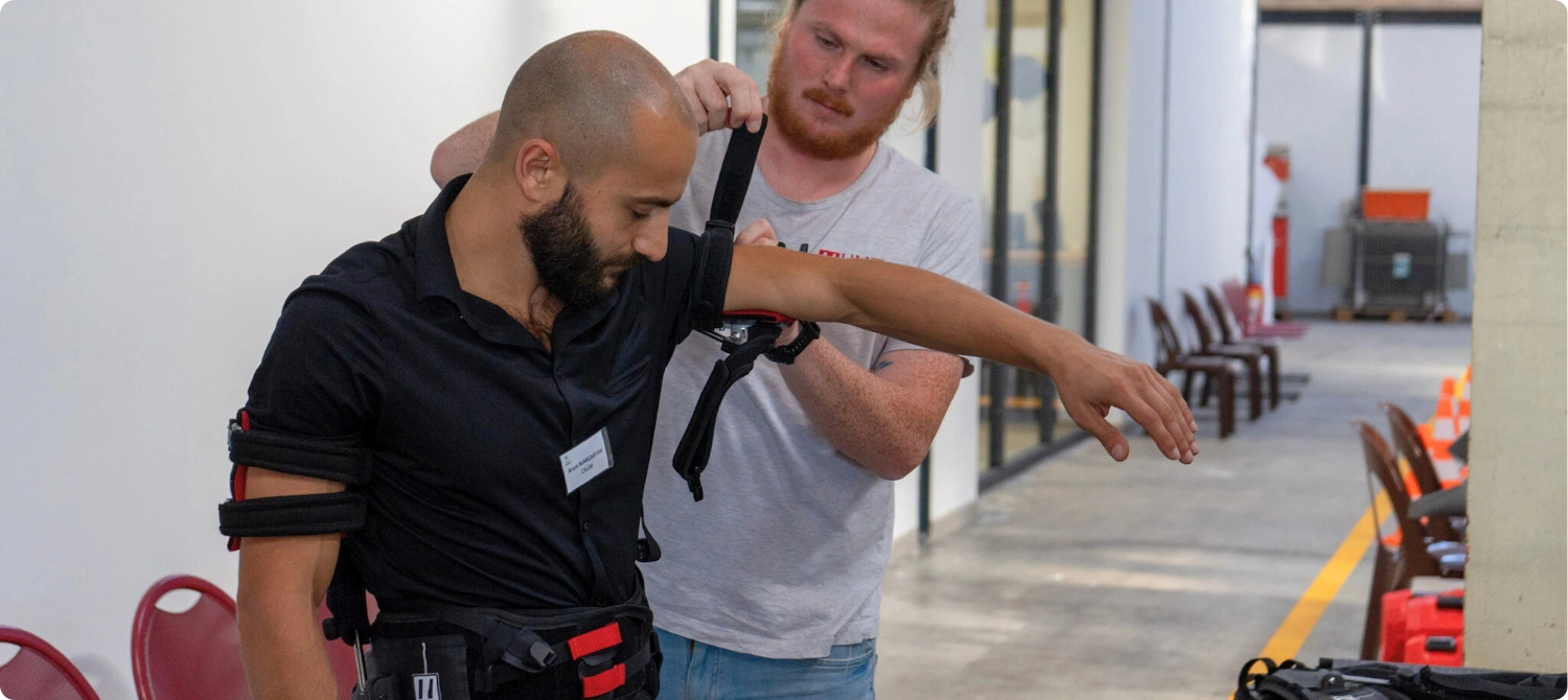 exosquelette d'occasion exemple de bon ajustement