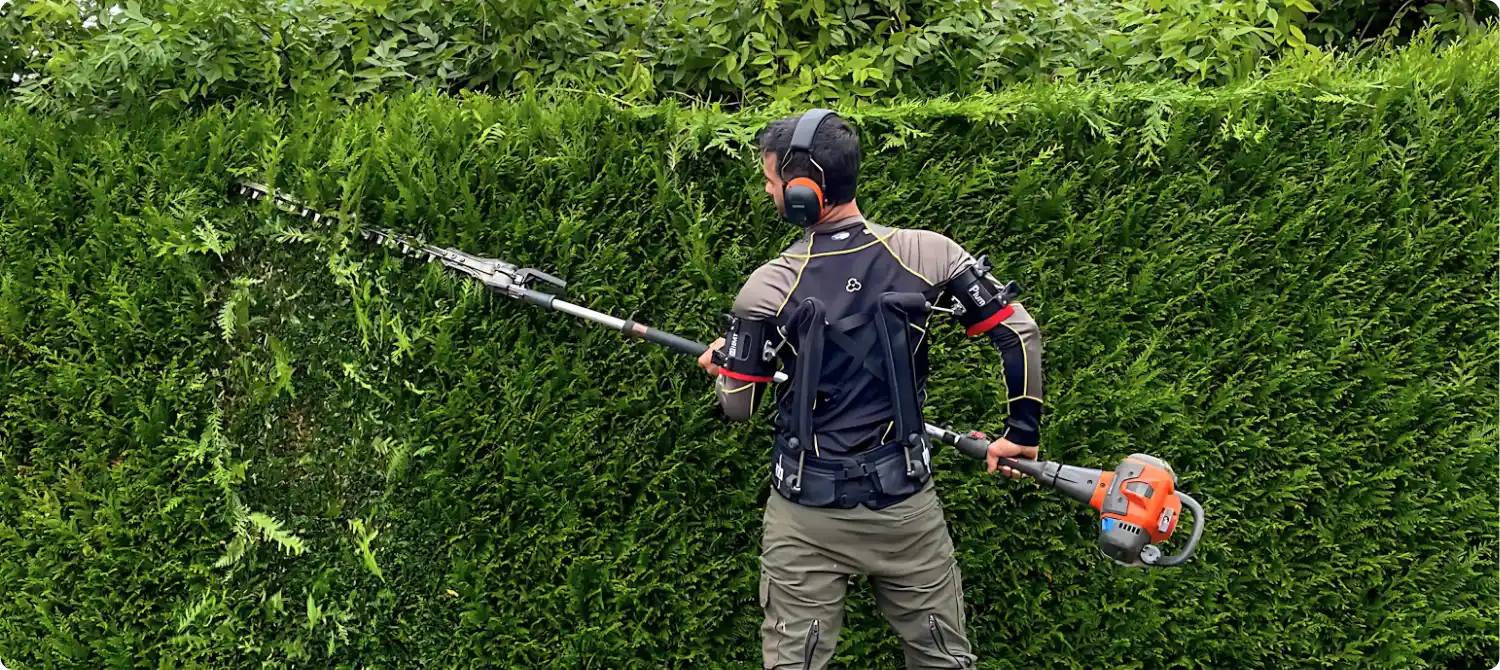 Idées reçues exosquelette - Exemple d'usage de l'exosquelette qui n'est pas encombrant