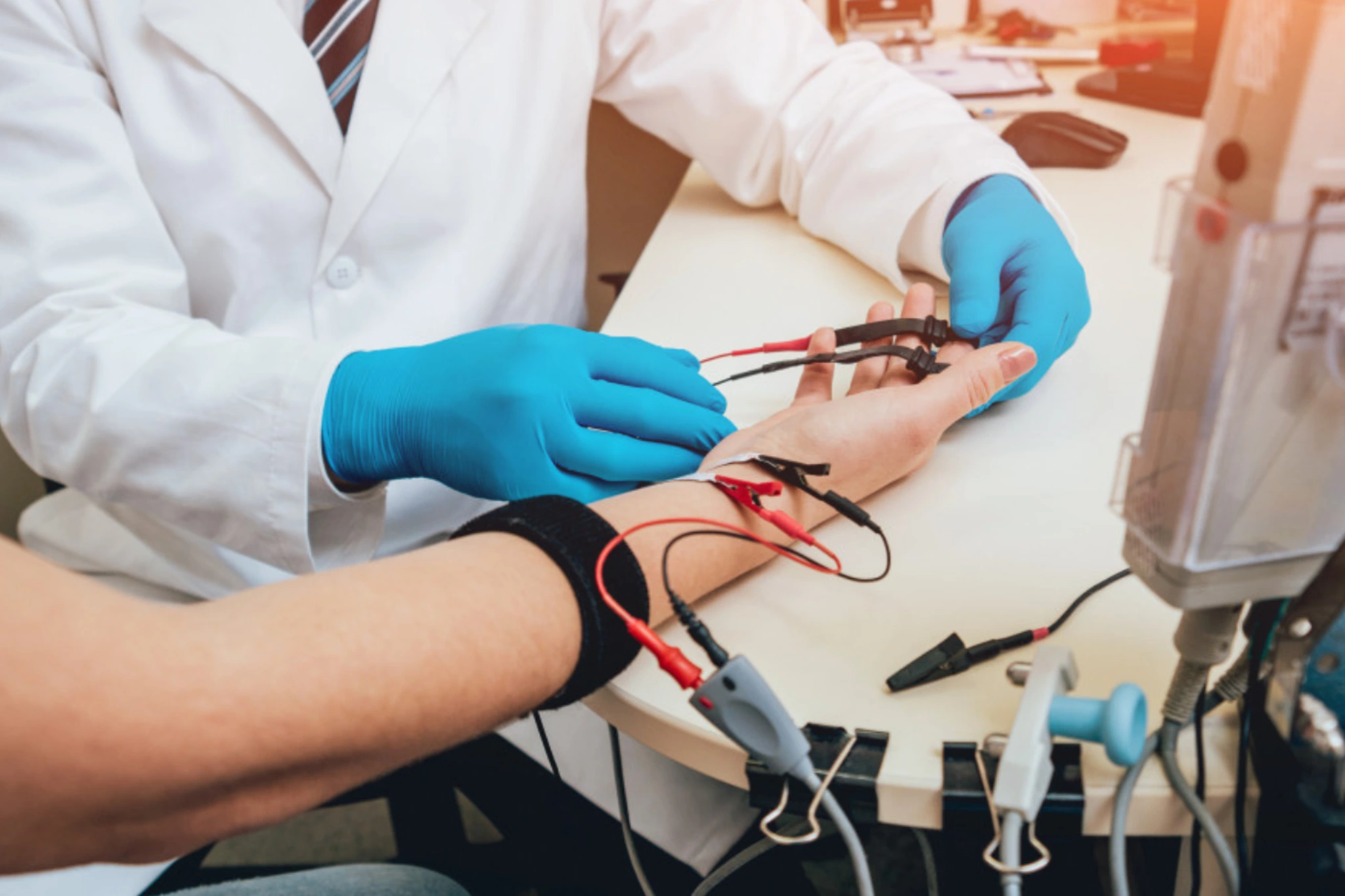 l’électromyographie (EMG) - qu'est-ce que c'est et comment ça marche