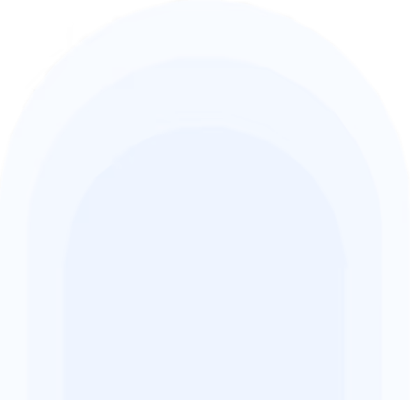 Pale blue square background with soft gradient and blurred edges