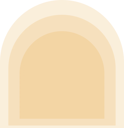 Minimalist pastel yellow arched design with layered soft gradient