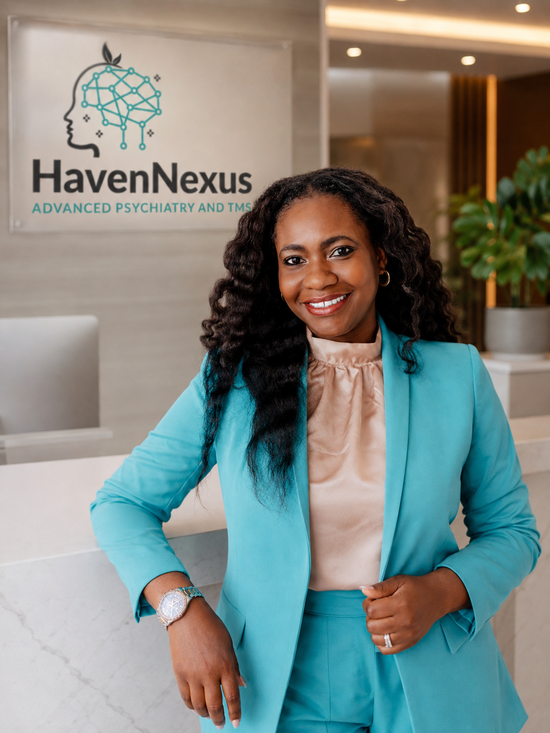 Tolu Oduyejo-Williams, Founder of HavenNexus Advanced Psychiatry and TMS