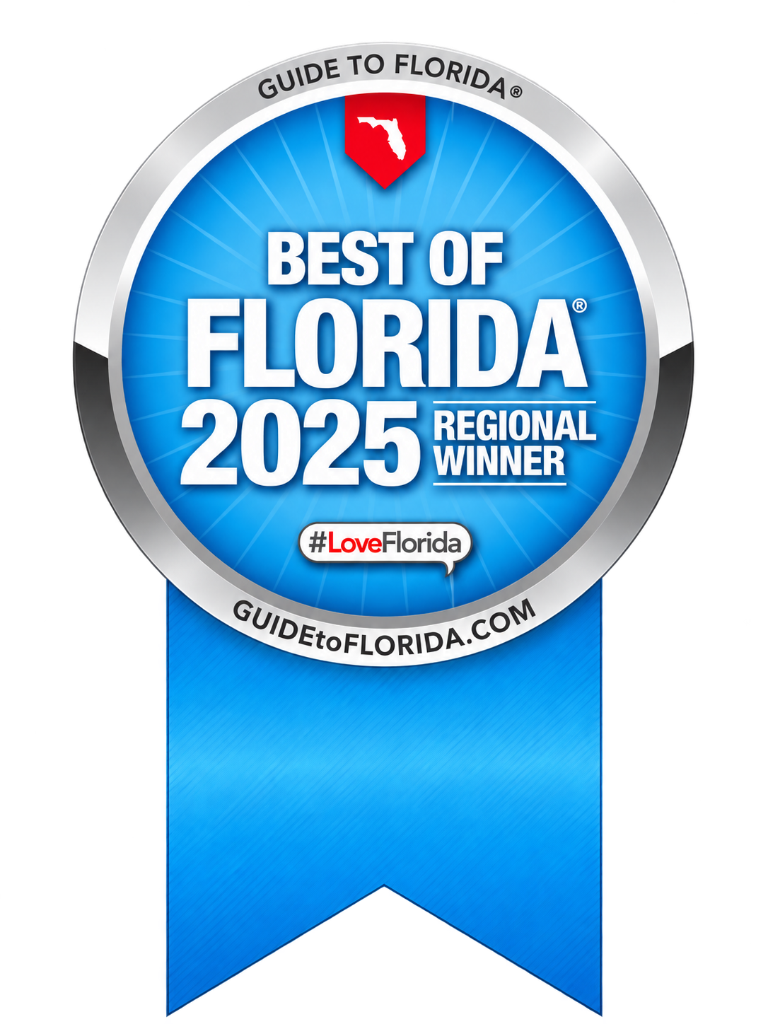 Best of Florida 2025 Regional Winner award for HavenNexus Advanced Psychiatry and TMS