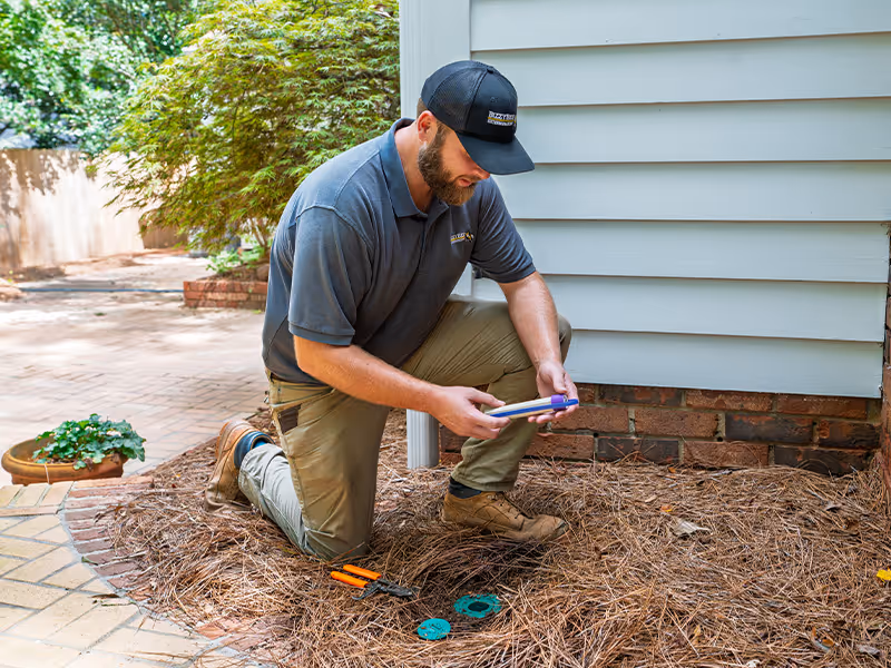 termite baiting installation