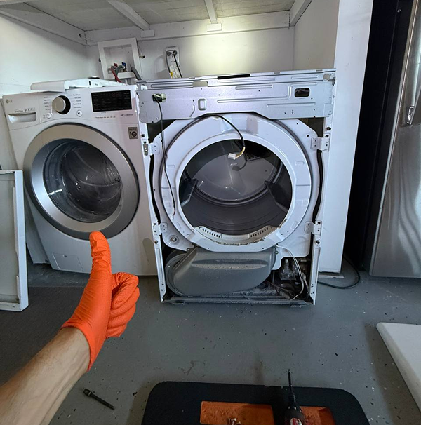 `LG dryer repair in Escondido — thermal fuse replacement`