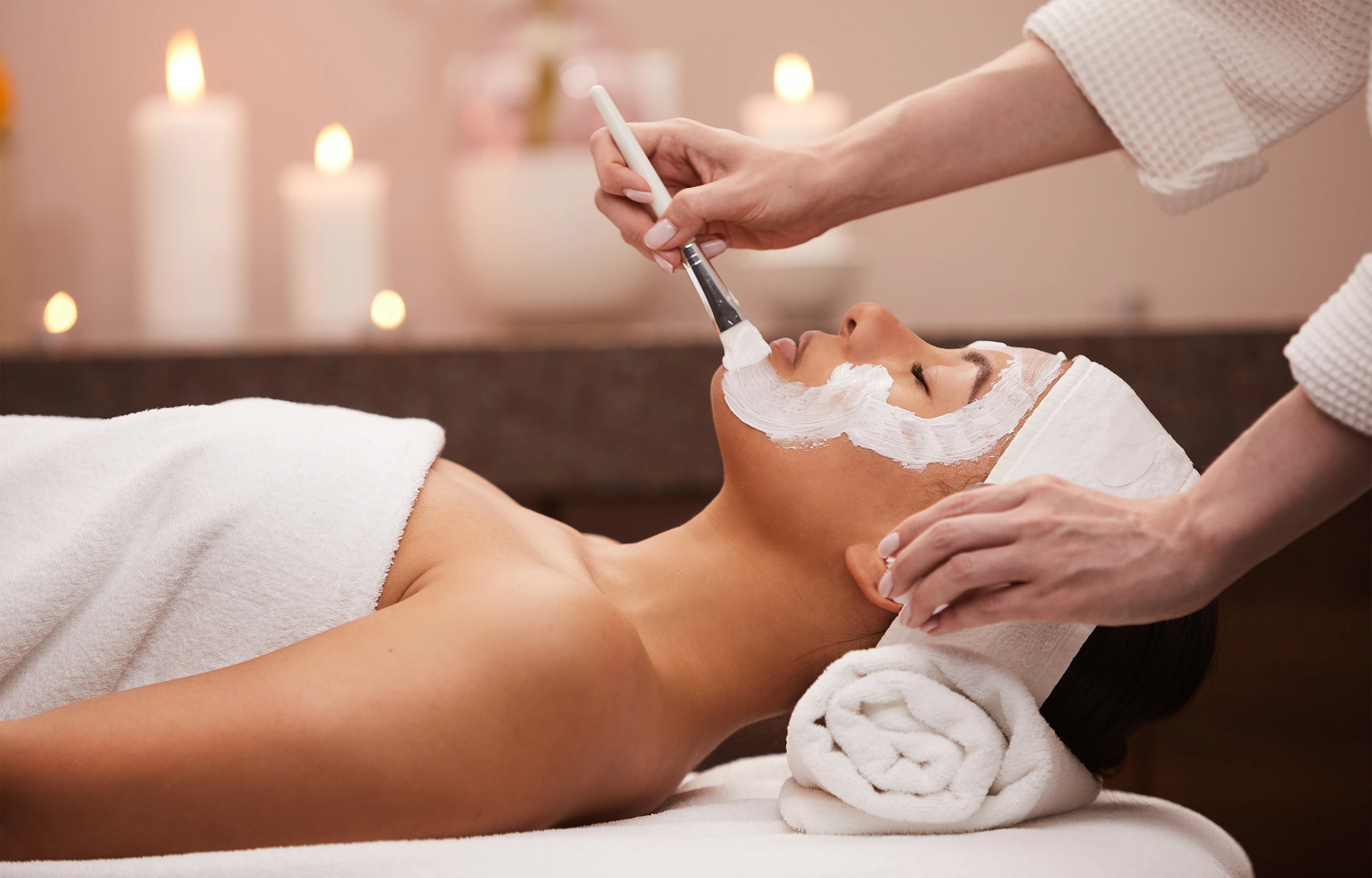 Facial at medical spa