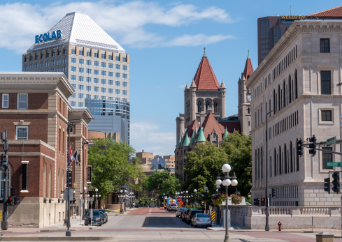 Image of downtown St. Paul, MN.