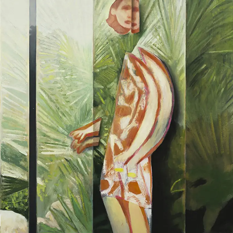 Figure with Glass