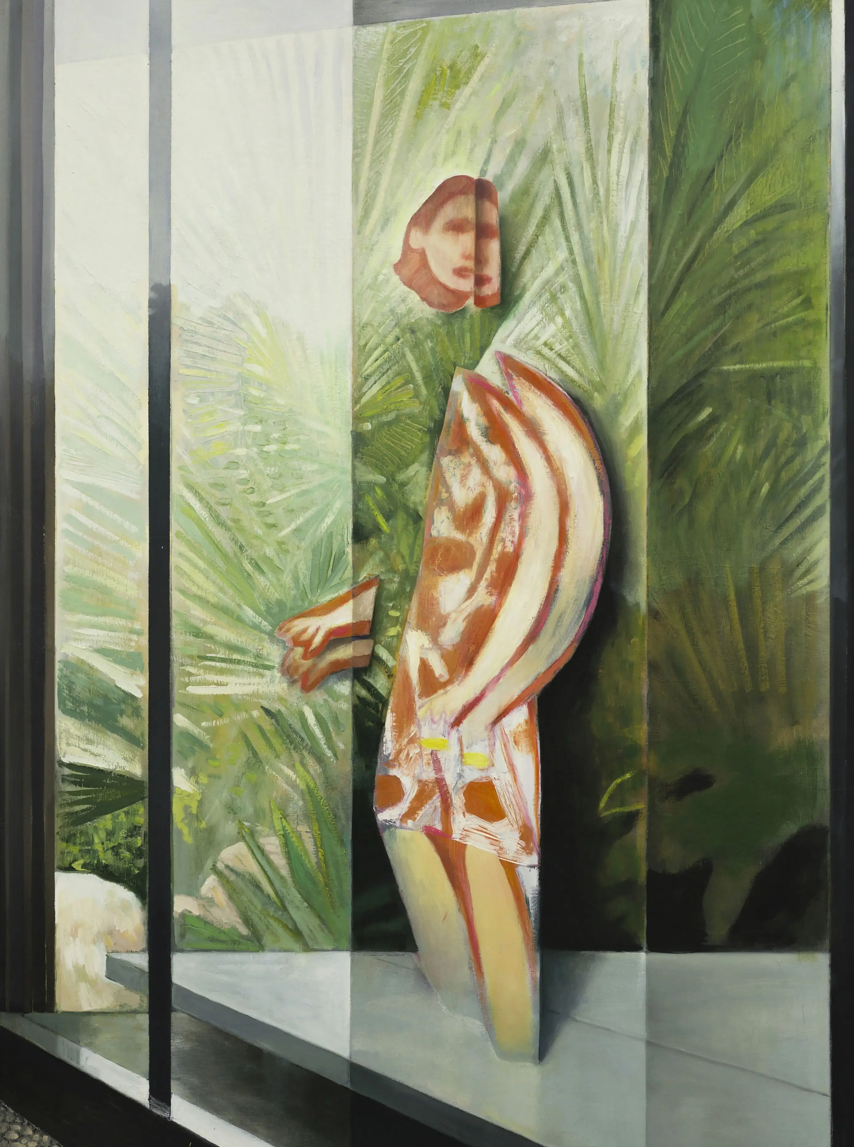 Figure with Glass
