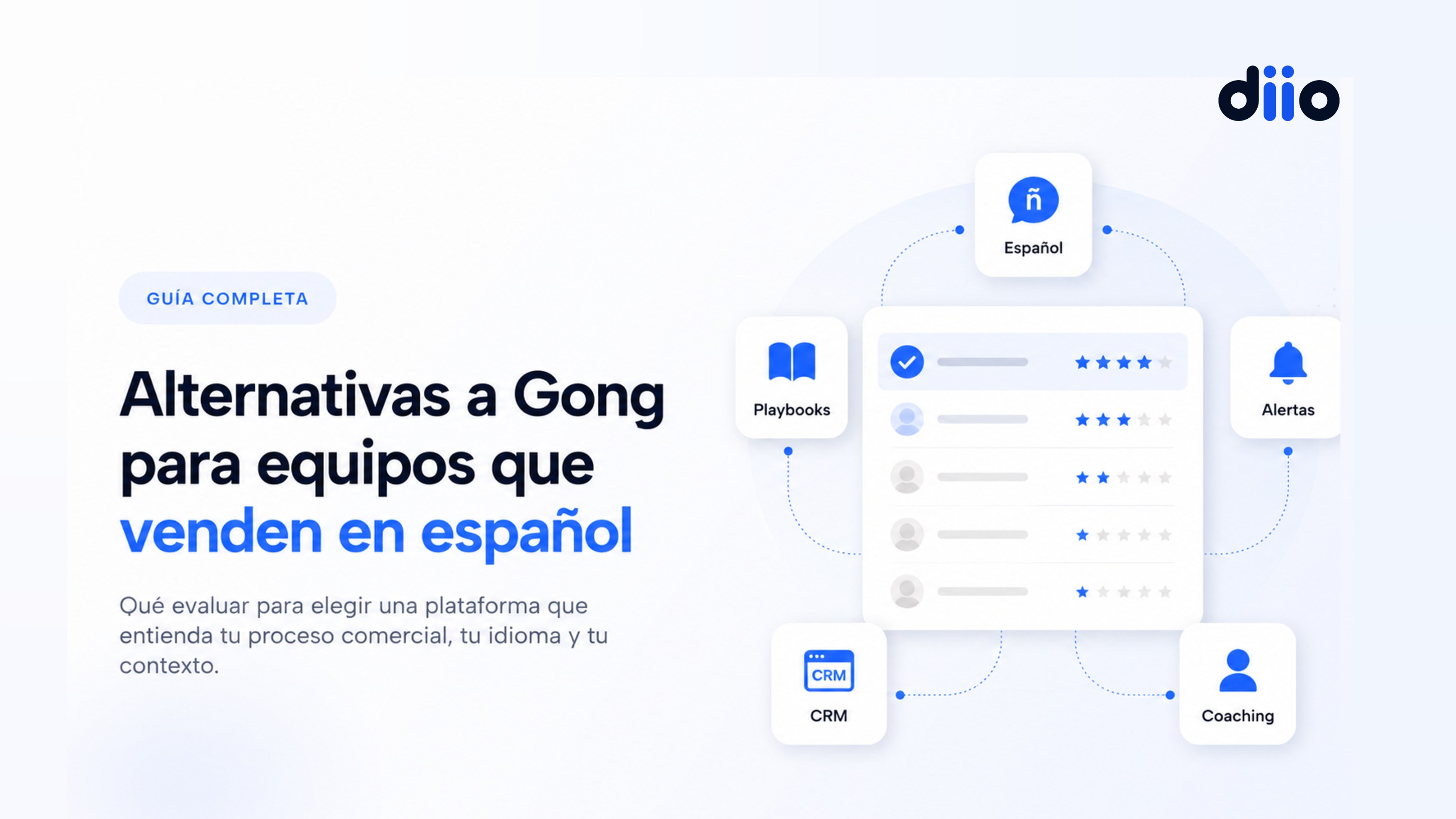 Alternativas a Gong en español: qué elegir si tu equipo vende en Latinoamérica