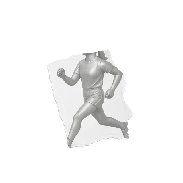 Running figure animation