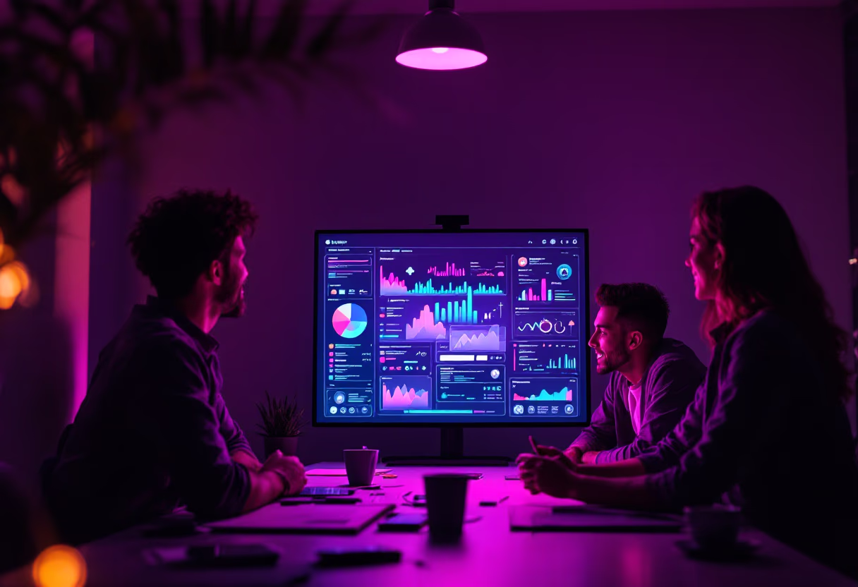 image of an office collaboration scene (for a mobility and transportation)