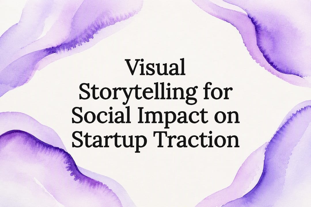 Visual Storytelling for Social Impact on Startup Traction