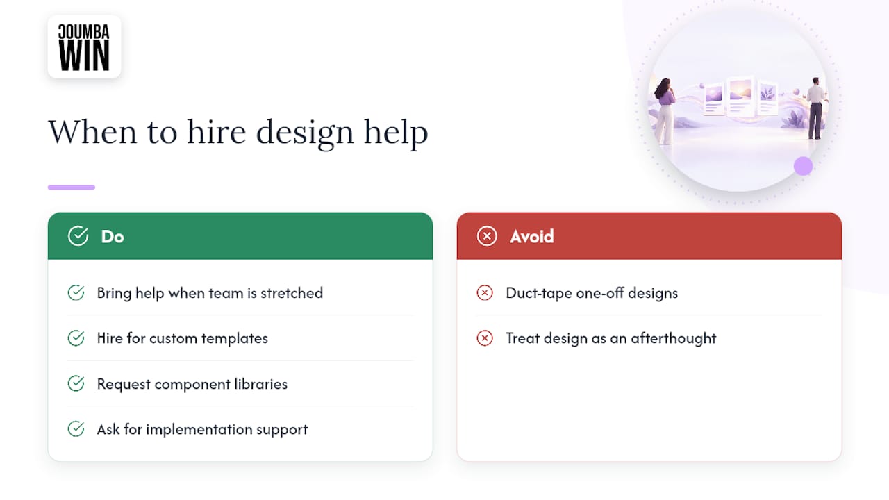 When it's time to bring in a design partner — overview diagram