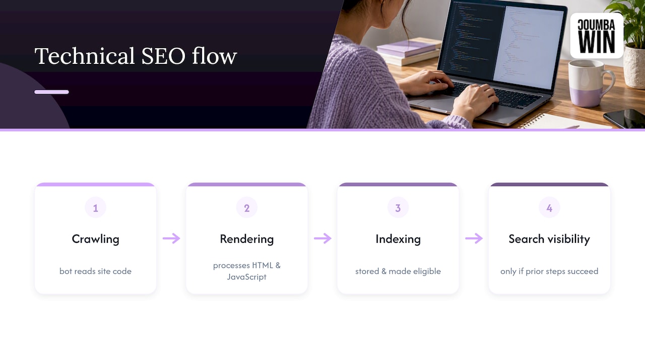Crawling rendering and indexing process