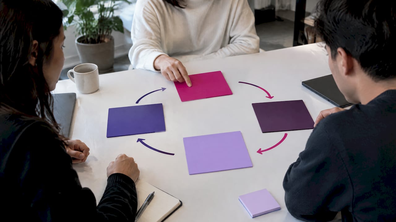 Brand narrative audit cycle illustration