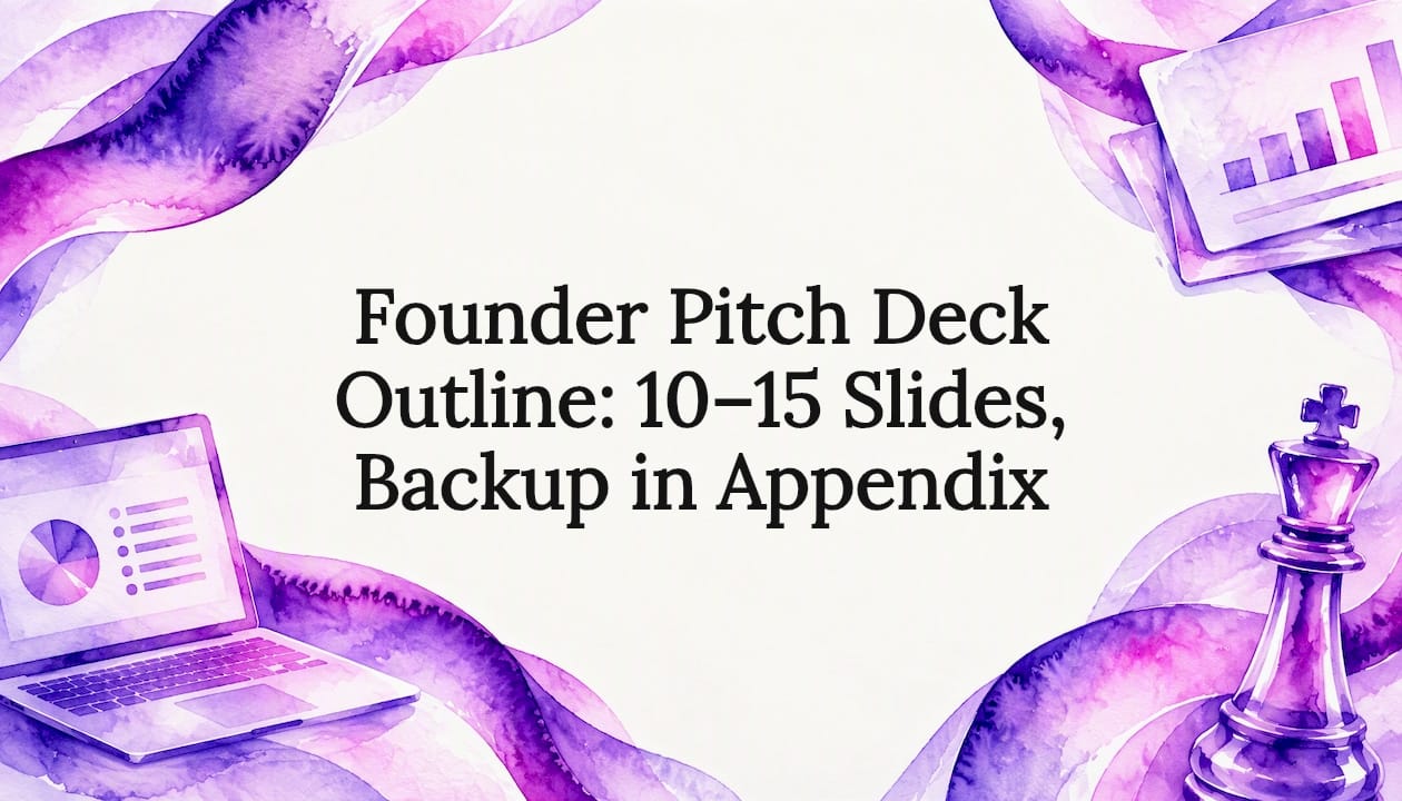 Watercolor ribbon frame around clear title space