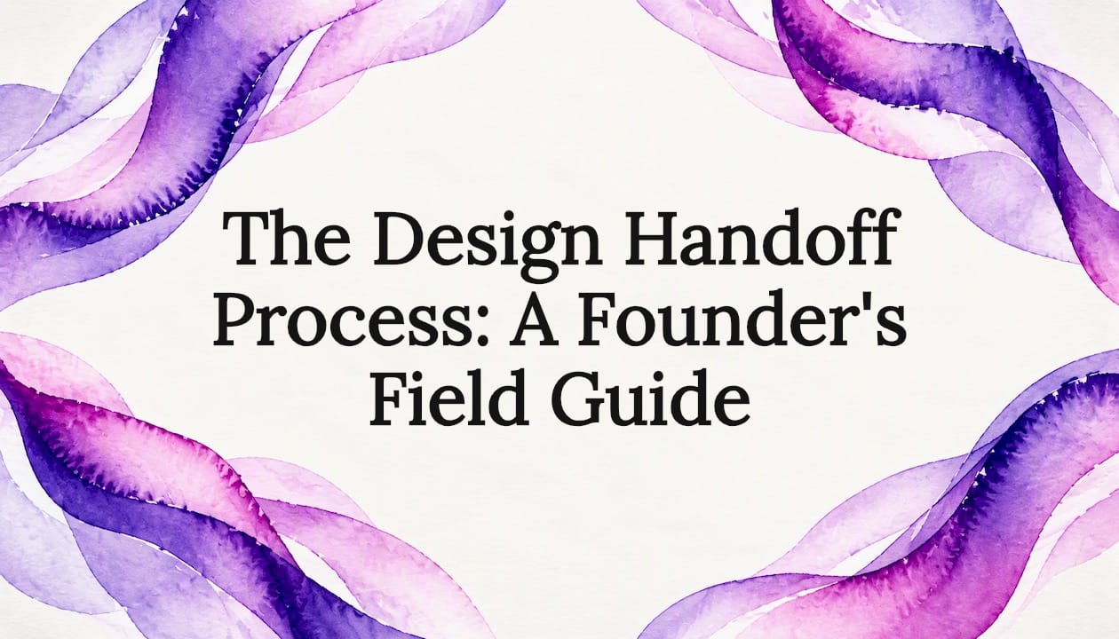 The Design Handoff Process: A Founder's Field Guide
