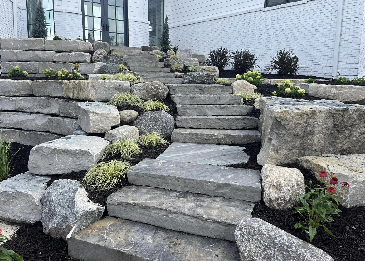 Moss Rock 2" Steppers