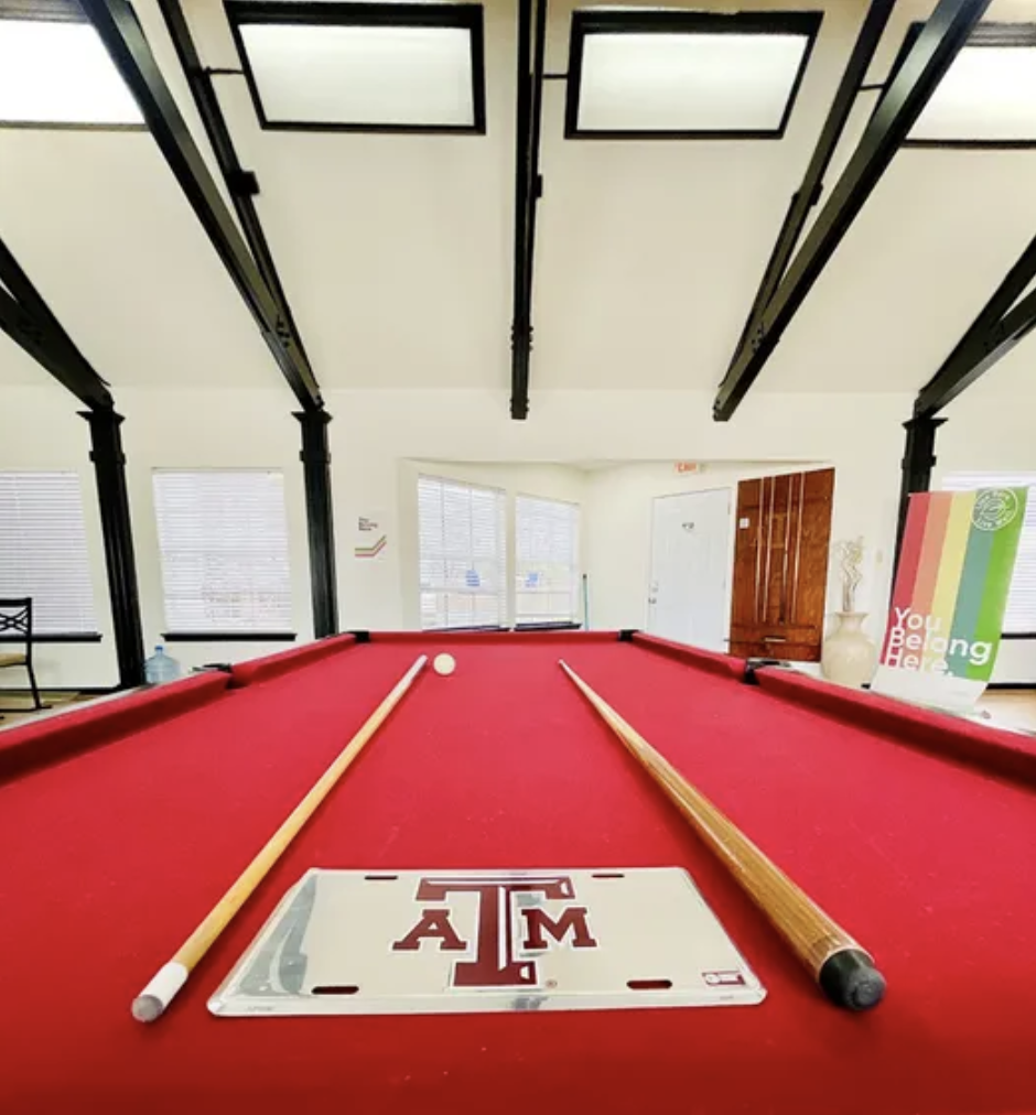 clubhouse pool table