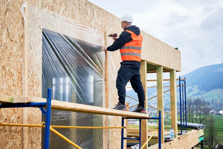 Vapor barrier installation