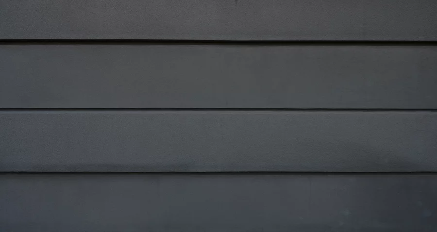 Black stucco siding