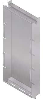 Stainless steel module shell of the Viritopia Living Wall Module