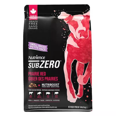 Subzero Small Breed Adult Dog Food Grain Free Prairie Red