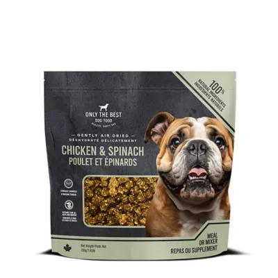 Air Dried Adult Dog Food Or Mixer Chicken And Spinach
