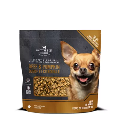 Air Dried Adult Dog Food Or Mixer Beef And Pumpkin