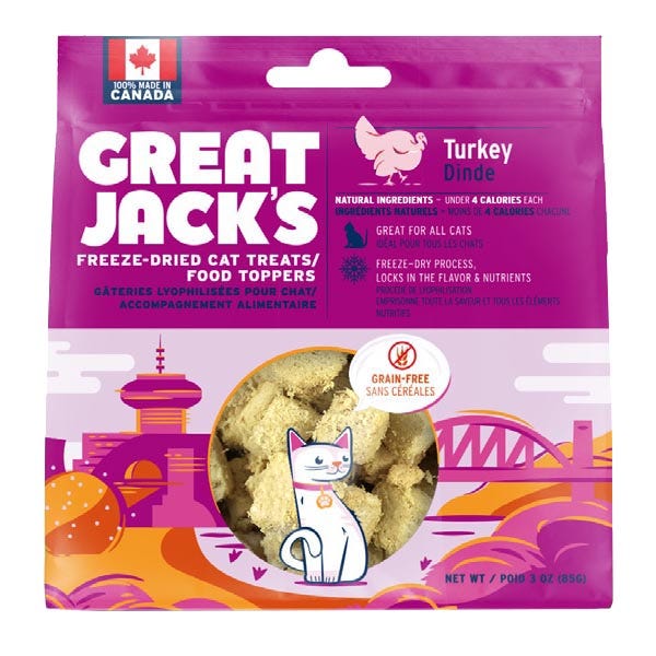 Freeze-Dried Raw Cat Treats Turkey