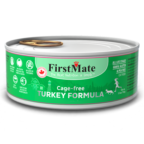 FirstMate Conserve à la Dinde pour chat, 5,5-oz