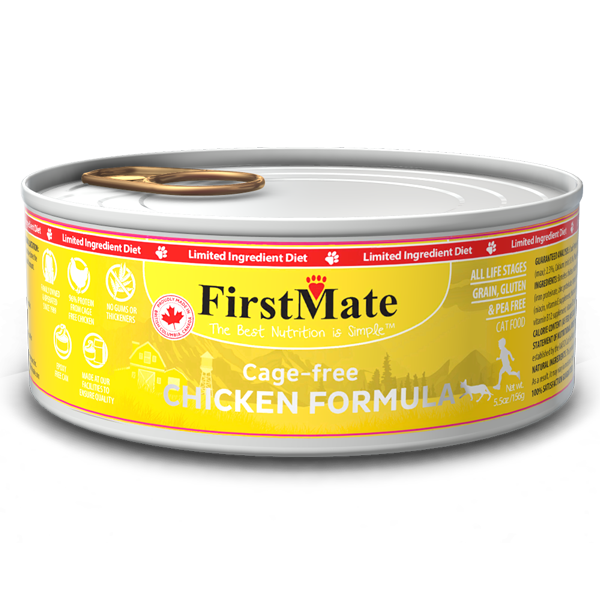 FirstMate Conserve au Poulet pour Chat, 5,5-oz