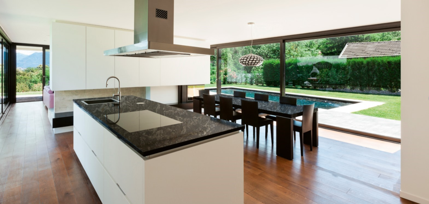 Granito duradero y versátil en arquitectura