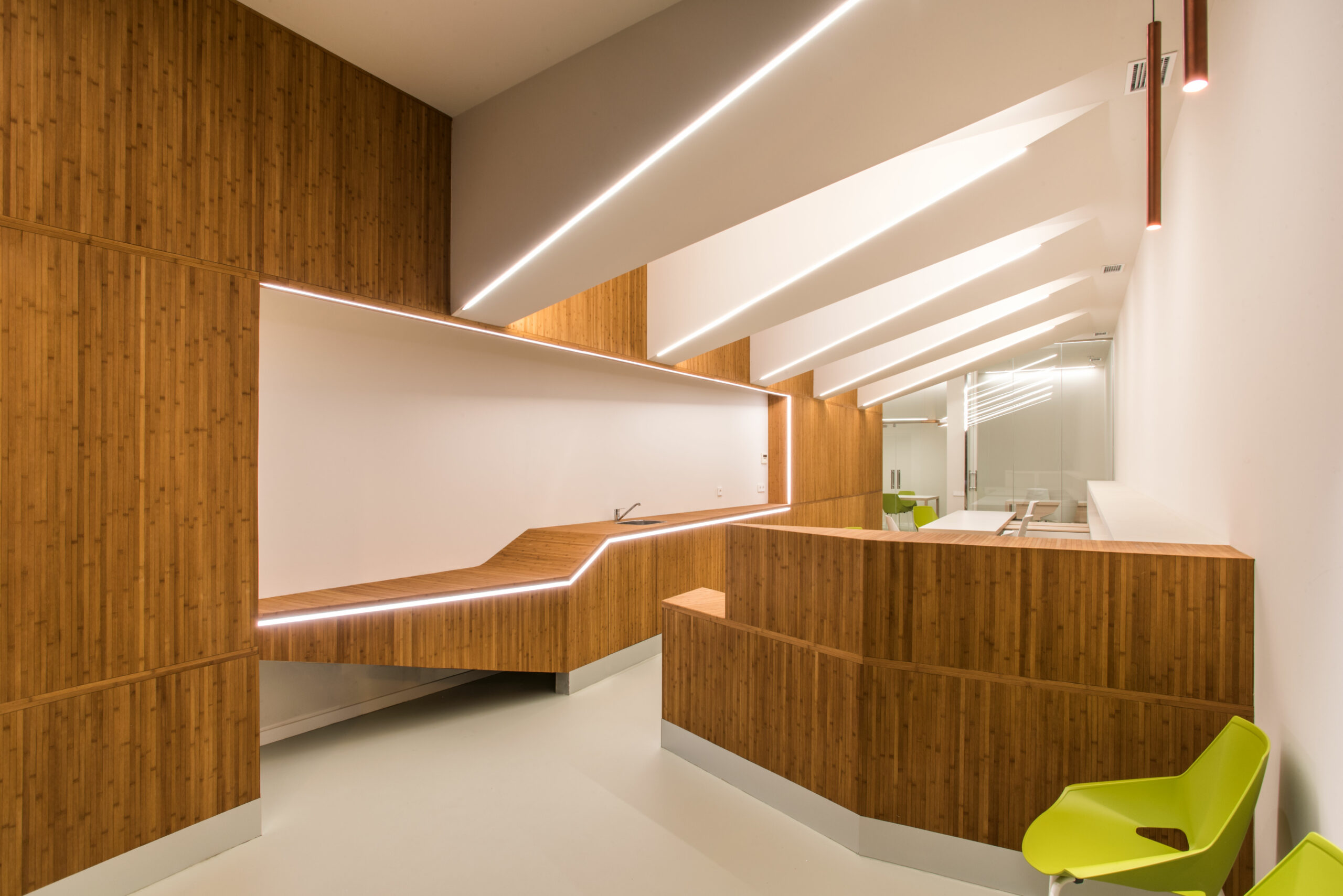 Revestimiento flexible de bambú elegante