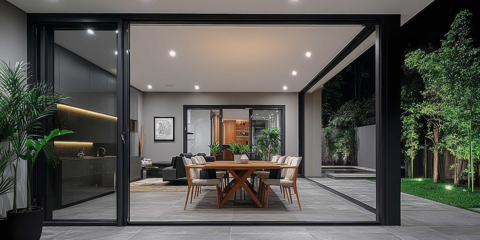 beautiful architectural designed home living area