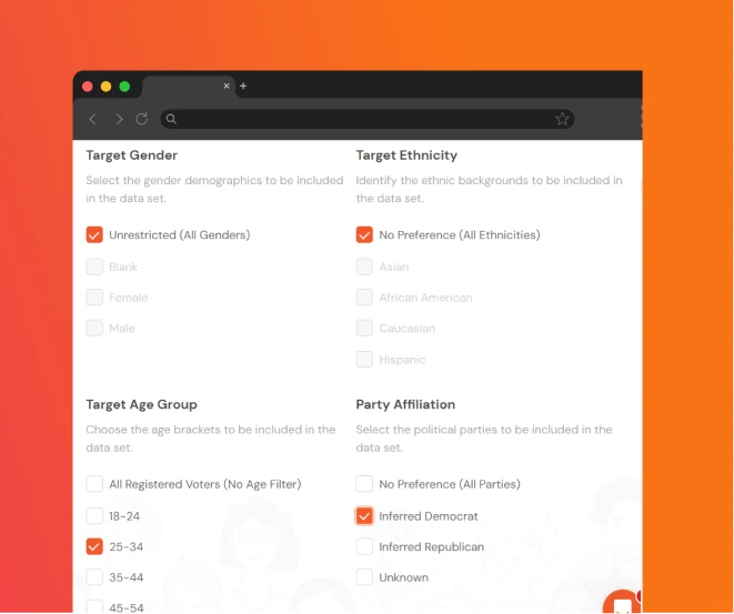 voter data for precise campaign
