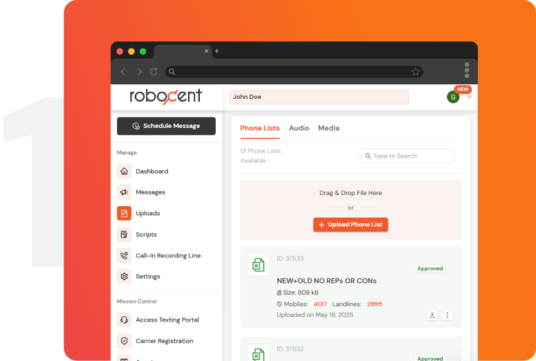 step 1 lock in your voter data