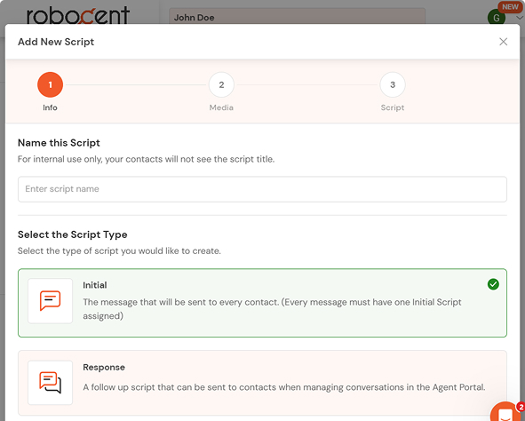 write or record your message