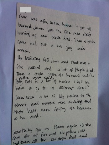 It’s important to write down children’s stories