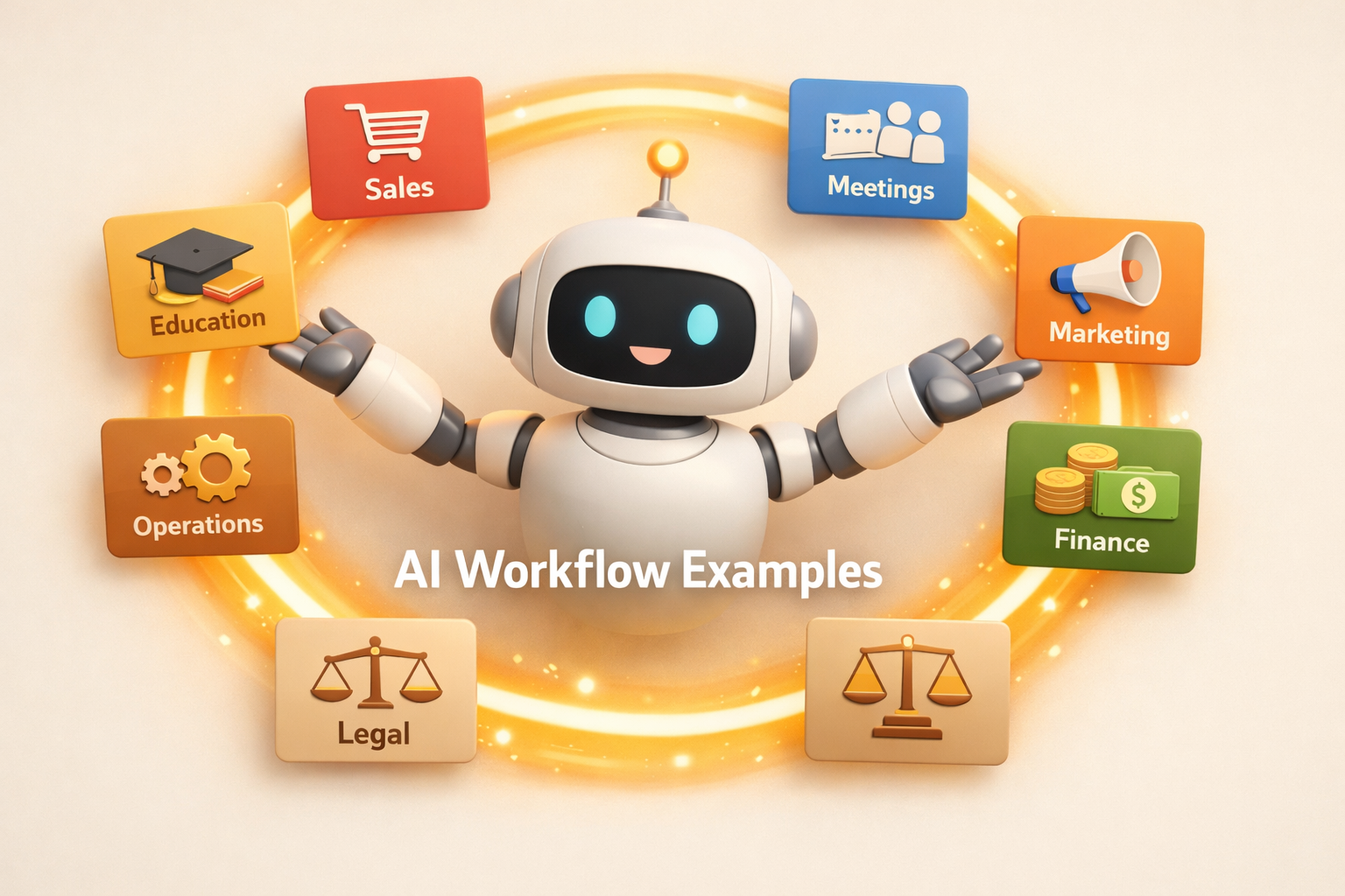 Thumbnail do blog AI Workflow Examples