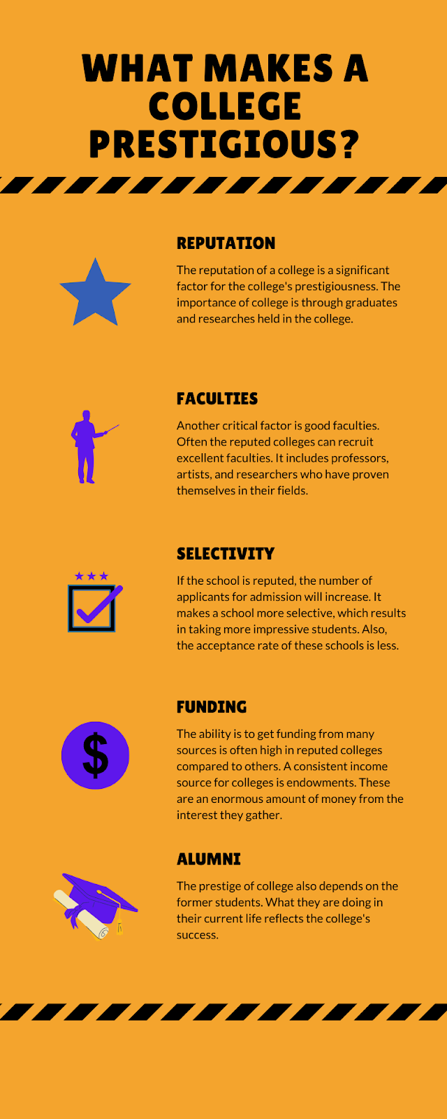 What makes a college Prestigious