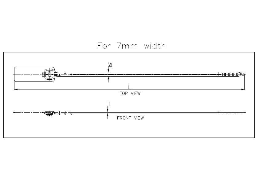 Metal Lock Security Seal Small Tag Application