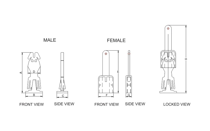 Drum Seal Male/Female Application