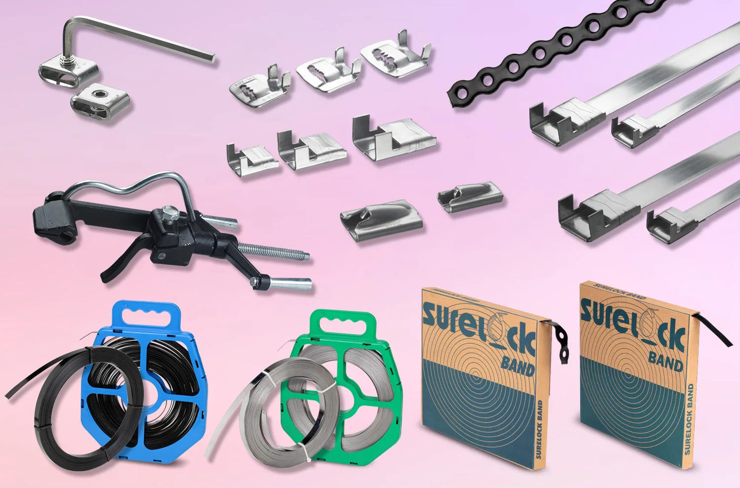 SS Band HD Uncoated for High Tensile Load Applications#1.9