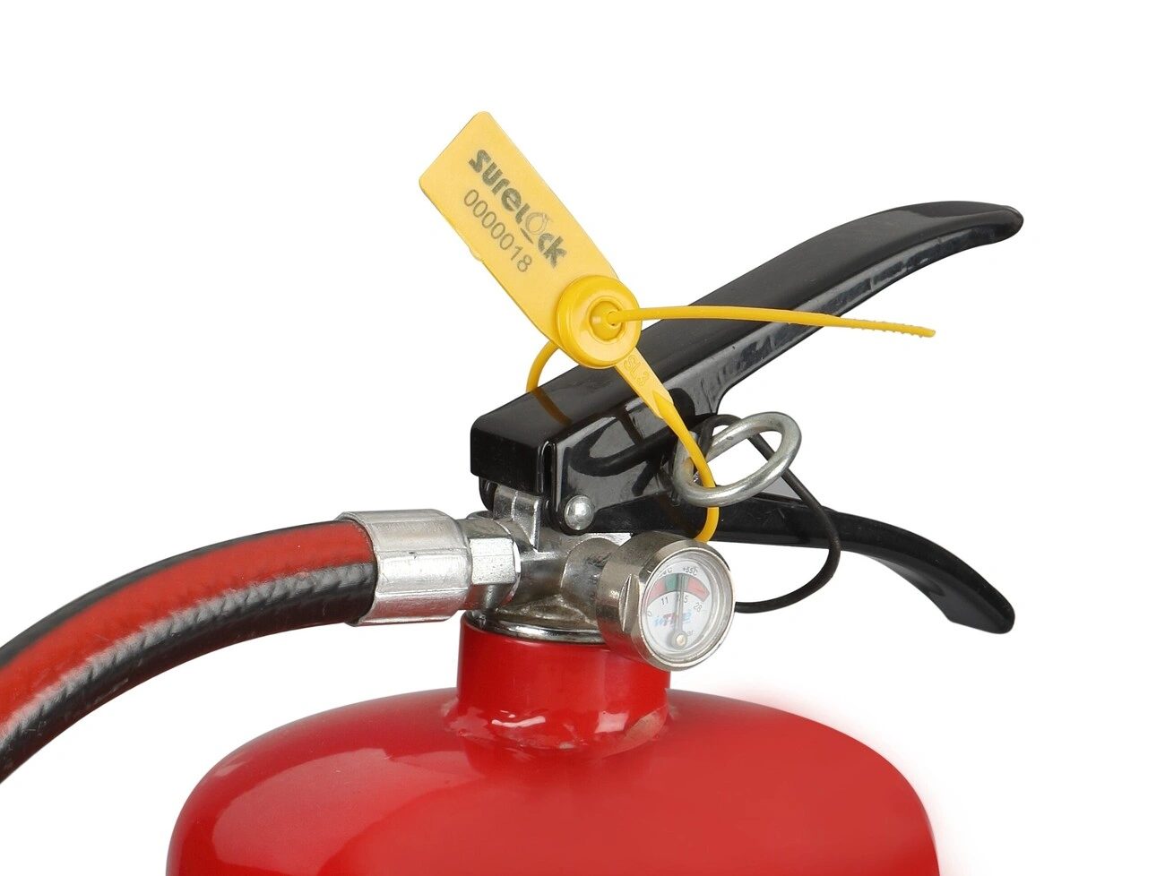 Round Metal Lock Security Seal Technical Drawing